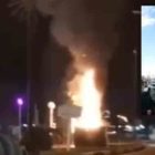 آتش زدن مجسمه قاسم سلیمانی در شهرکرد امام جمعه این شهر را دیوانه کرد