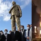 انعکاس گسترده آتش زدن مجسمه قاسم سلیمانی در رسانه‌های جهان