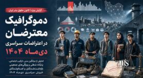 گزارش آماری سرکوب در اعتراضات سراسری دی‌ماه ۱۴۰۴